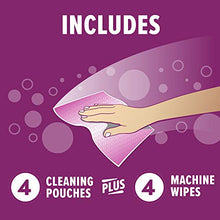 Load image into Gallery viewer, Lemi Shine Natural Washing Machine Cleaner + Wipes - 4-1.76 oz + 4 Wipes - 2 Pack Bundle - 8 Uses Total
