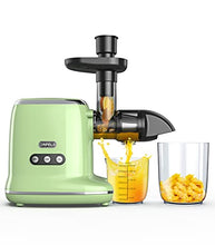 Load image into Gallery viewer, Juicer Machines, ORFELD Cold Press Juicer with 92% Juice Yield &amp; Purest Juice, Easy Cleaning &amp; Quiet Motor Juice Extractor for Vegetables and Fruits (Green)
