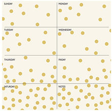 Load image into Gallery viewer, Wall Pops WPE1503 Gold Confetti Organization Kit
