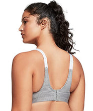 Load image into Gallery viewer, Glamorise Womens Custom Control Wirefree #1166 Sports Bra, White/Gray, 32B US
