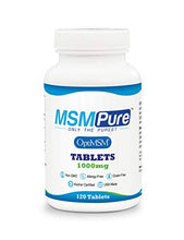 Load image into Gallery viewer, Kala Health MSMPure Tablets, 1000 mg, Pure MSM Organic Sulfur Supplement, Made in USA, 120 Count

