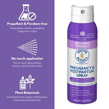 Load image into Gallery viewer, Doctor Butler's Pregnancy &amp; Postpartum Spray - Perineal Spray and Hemorrhoid Treatment with Aloe and Chamomile, Pregnancy Support and Postpartum Essentials, Paraben Free (3oz)
