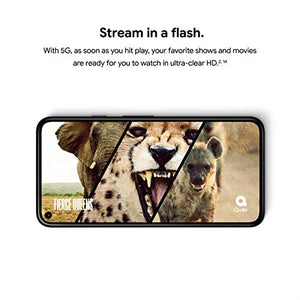 Google Pixel 5 - 5G Android Phone - Water Resistant - Unlocked Smartphone with Night Sight and Ultrawide Lens - Just Black