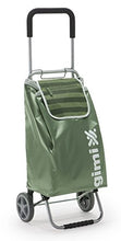 Load image into Gallery viewer, Gimi Italian Design Lightweight Foldable Wheeled Shopping Trolley, Green
