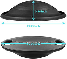 Load image into Gallery viewer, EveryMile Wobble Balance Board, Exercise Balance Stability Trainer Portable Balance Board with Handle for Workout Core Trainer Physical Therapy &amp; Gym 15.7" Diameter No-Skid Surface
