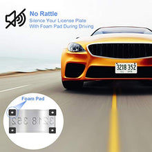 Load image into Gallery viewer, 8 Sets Premium Stainless Steel License Plate Screws Kit, Rust-Proof &amp; Anti-Rattle License Plate Bolts(Black)
