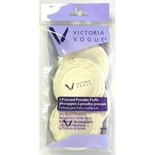 Load image into Gallery viewer, Victoria Vogue, Round Puff Pressed Powder Puff, 4 ea, 4 Count (SG_B00GHQBX2U_US)
