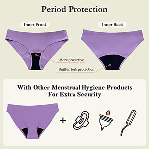 BESETFREE Women's Absorbent Panty Period Panties/Maternity & Postpartum Underwear