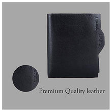 Load image into Gallery viewer, Erasmus Wallet for Men RFID Blocking Leather, ID Window, Bifold Zipper Wallet, Extra Capacity Travel Wallet, Gift box
