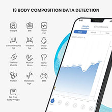 Load image into Gallery viewer, RENPHO Body Fat Scale Smart BMI Scale Digital Bathroom Wireless Weight Scale, Body Composition Analyzer with Smartphone App sync with Bluetooth, 396 lbs - Black
