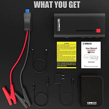 Load image into Gallery viewer, GOOLOO Jump Starter 1200A Peak Car Starter 12V SuperSafe Lithium Jump Box, Battery Booster Pack, Portable Power Bank Charger, and Jumper Cables for Up to 7.0L Gas or 5.5L Diesel Engine
