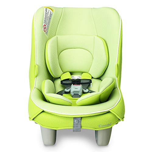 Combi Coccoro Streamlined Lightweight Convertible Car Seat | 3 Across in Most Vehicles| Ideal for Compacts| Quick Install | 50% Lighter Than Other Leading Brands| Tru-Safe Impact Protection| Key Lime