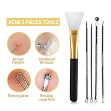 Load image into Gallery viewer, Blackhead Remover Mask, 24K Gold Peel Off Mask, Gold Facial Mask Anti-Aging, Deep Cleansing, Reduces Fine Lines＆ Wrinkles Great for All Skin, With Blackhead Remover Extractor Tools Kit &amp; Mask Brush
