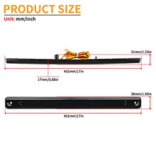Load image into Gallery viewer, GemPro LED Tailgate Light Bar, Red Brake, DRL Whtie DRL&amp; Amber Sequential Turn Signal Truck Light Bar, Rear Bumper Marker Lights, Compatible with 2017-2020 Super Duty Ford F-Series F-250 F350
