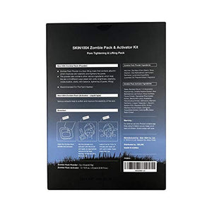 SKIN1004 Zombie Pack - Wash off Face Mask for Aging Skin, Fine Lines Wrinkles, Enlarged Pores, Dryness, Lifting and Hydrating (1 Box (Halloween Edition))