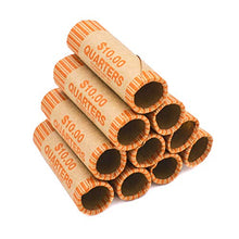 Load image into Gallery viewer, Pre-Formed Quarter Coin Wrappers (Bundle of 100)
