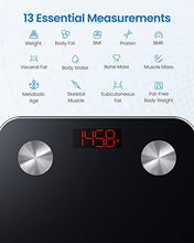 Load image into Gallery viewer, RENPHO Smart Bathroom Scale, Bluetooth Body Fat Monitor Weight Scale, Fit Tracker Digital BMI Key Composition Analyzer for Weight, Fat, Muscle Mass, 396lbs
