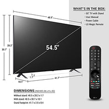 Load image into Gallery viewer, LG NanoCell 80 Series 55” Alexa Built-in 4k Smart TV (3840 x 2160), Refresh Rate 60Hz, AI-Powered 4K Ultra HD (55NANO80UPA, 2021)
