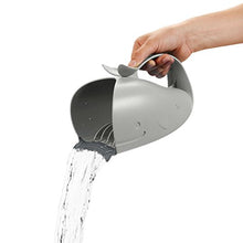 Load image into Gallery viewer, Skip Hop Baby Bath Rinse Cup, Moby Tear-free Waterfall Rinser, Grey
