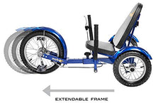 Load image into Gallery viewer, Mobo Triton Recumbent Trike. Kids 3-Wheel Bike. Youth Cruiser Tricycle
