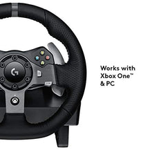 Load image into Gallery viewer, Logitech G920 Dual-Motor Feedback Driving Force Racing Wheel with Responsive Pedals for Xbox One - Black
