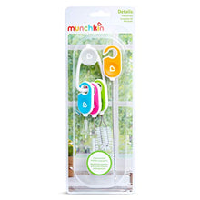 Load image into Gallery viewer, Munchkin Bottle and Cup Cleaning Brush 4 Piece Set with Key Ring
