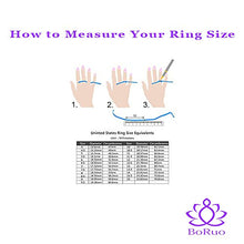 Load image into Gallery viewer, BORUO 925 Sterling Silver Ring, High Polish Cubic Zirconia Infinity and Heart Tarnish Resistant Comfort Fit Ring Size 6
