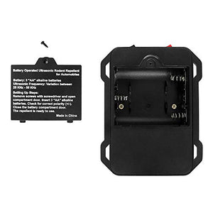 Loraffe Battery Operated LED Rat Strobe Light Electronic Ultrasound Device Keep Mice Away from Your Car Engine Truck Garage Attic Basement Warehouse Shed Under Hood Rodent Defense Vehicle Protection