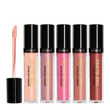 Load image into Gallery viewer, Lip Gloss Set by Revlon, Super Lustrous 5 Piece Gift Set, Non-Sticky, High Shine, Cream &amp; Pearl Finishes, Pack of 5
