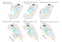 Load image into Gallery viewer, INSEN Pregnancy Pillow,Maternity Body Pillow with Pillow Cover,H Shaped Body Pillow for Pregnant Women (57in, Orgnanic Cotton)
