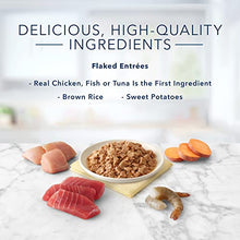 Load image into Gallery viewer, Blue Buffalo Tastefuls Natural Flaked Wet Cat Food Variety Pack, Tuna, Chicken and Fish &amp; Shrimp Entrées in Gravy 5.5-oz Cans (12 Count - 4 of Each)
