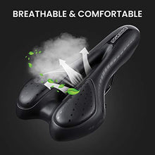 Load image into Gallery viewer, SGODDE Comfortable Bike Seat-Gel Waterproof Bicycle Saddle with Central Relief Zone and Ergonomics Design for Mountain Bikes,Road Bikes,Men and Women
