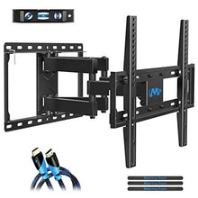 Load image into Gallery viewer, Mounting Dream TV Mount Full Motion for Most 26-55 Inch Flat Screen TVs, TV Wall Mount Bracket with Articulating Dual Arms Bear Up to VESA 400x400mm and 99 lbs - Tilt, Swivel and Rotation

