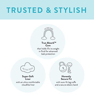 The Honest Company Diapers - Newborn, Size 0 - Pandas Print | TrueAbsorb Technology | Plant-Derived Materials | Hypoallergenic | 128 Count