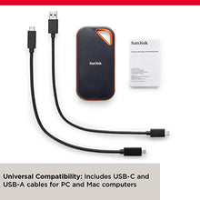 Load image into Gallery viewer, SanDisk 2TB Extreme PRO Portable SSD - Up to 2000MB/s - USB-C, USB 3.2 Gen 2x2 - External Solid State Drive - SDSSDE81-2T00-G25

