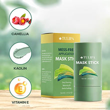 Load image into Gallery viewer, Green Tea Mask Stick, Green Mask Stick, Deep Cleansing Smearing Mask, Clay Charcoal Facial Mask Stick, Balancing Oil &amp; Water, Moisturizing &amp; Nourishing Skin
