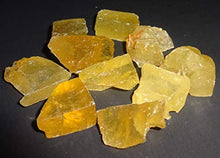 Load image into Gallery viewer, Sublime Gifts - Honey Calcite (Mexico) A Grade Natural Rough Honey Calcite Metaphysical Crystal Healing Gemstones - 10 Piece Set
