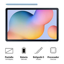 Load image into Gallery viewer, Samsung Galaxy Tab S6 Lite 10.4", 64GB WiFi Tablet Angora Blue - SM-P610NZBAXAR - S Pen Included
