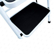 Load image into Gallery viewer, WUIIEN 3 Step Portable Folding Ladder Non Slip Safety Tread Stepladder Commercial Home
