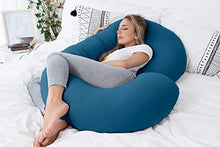 Load image into Gallery viewer, INSEN Pregnancy Body Pillow with Jersey Cover,C Shaped Full Body Pillow for Pregnant Women
