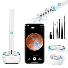 Load image into Gallery viewer, Ear Wax Removal, Ear Cleaner with Camera, Ear Wax Removal Tool with 1080p HD, Wireless Otoscope with Light, Ear Wax Removal Kit for iPhone，ipad, Android Phones
