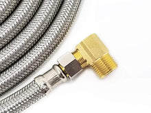 Load image into Gallery viewer, Dishwasher Hose Installation Kit - Premium Stainless Steel - Burst Proof and Lead Free Water Supply Line with 3/8" Compression Connections from Kelaro
