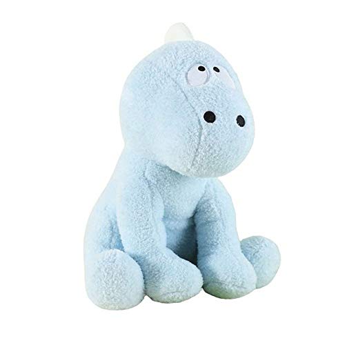 Little Room Naturally Glow in The Dark Dinosaur Stuffed Animal Plush Toy, 14 Inches, Blue (L1000)