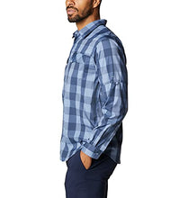 Load image into Gallery viewer, Columbia Men's Silver Ridge Lite Plaid Long Sleeve, Bluestone Buffalo Plaid, Large
