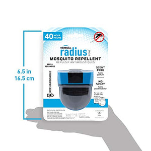 Thermacell Mosquito Repellent Radius Zone Mosquito Repeller Refills; 40 Hours of Protection; No DEET, No Spray, No Mess, grey (LR-1-40)