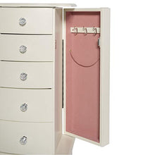 Load image into Gallery viewer, Powell Furniture Jewelry Armoire, White
