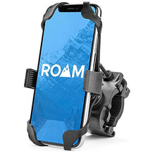 Load image into Gallery viewer, Roam Universal Premium Bike Phone Mount for Motorcycle - Bike Handlebars, Adjustable, Fits iPhone 11, X, XR, 8 | 8 Plus, 7 | 7 Plus, 6s Plus | Galaxy, S10, S9, S8, Holds Phones Up to 3.5&quot; Wide
