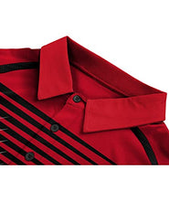 Load image into Gallery viewer, GEEK LIGHTING Mens Polo Shirt Sport Casual Short Sleeve Golf T-Shirt 066-Bred L
