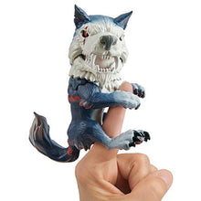 Load image into Gallery viewer, Untamed Dire Wolf by Fingerlings – Midnight (Black and Red) – Interactive Collectible Toy – By WowWee
