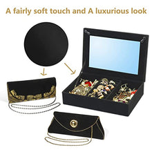 Load image into Gallery viewer, Caydo 12PCS Black Self Adhesive Felt Sheets, Soft Velvet Sticky Back Felt for Jewelry Box and Drawer Liner, Art and Craft Making(A4 Size)
